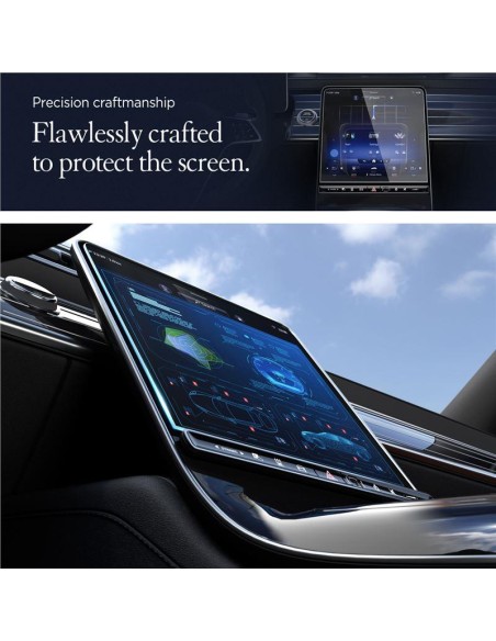 Spigen Glas.tR EZ Fit grūdintas stiklas, skirtas Mercedes S-Class 2021 Spigen Glas.tR EZ Fit grūdintas stiklas, skirtas Mercedes S-Class 2021