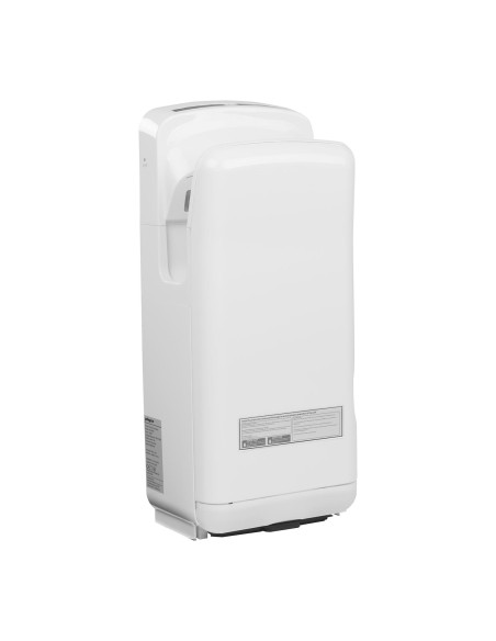 Sieninis kišeninis elektrinis rankų džiovintuvas baltas 1650W Physa Oria baltas Sieninis kišeninis elektrinis rankų džiovintuvas baltas 1650W Physa Oria baltas