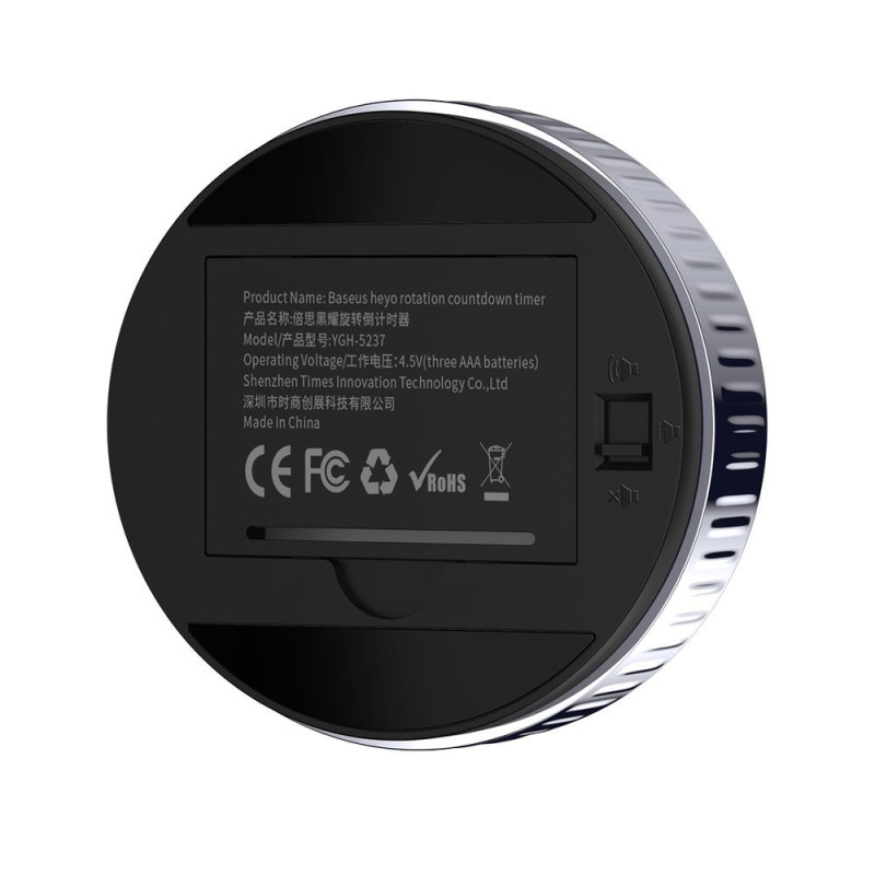 Sukamasis atgalinės atskaitos laikmatis elektroninis laikmatis juodas laikmatis