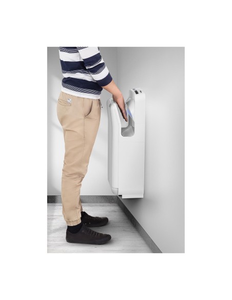 Sieninis kišeninis elektrinis rankų džiovintuvas baltas 1650W Physa Oria baltas Sieninis kišeninis elektrinis rankų džiovintuvas baltas 1650W Physa Oria baltas