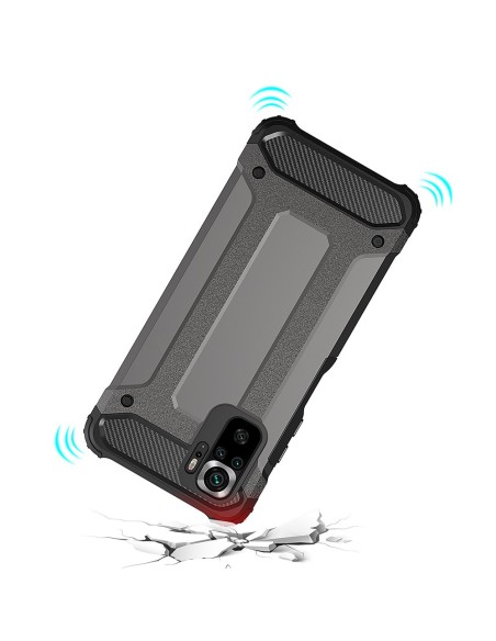 „Hybrid Armor“ šarvuotas hibridinis korpuso dangtelis Xiaomi Redmi Note 11T 5G / Redmi Note 11S 5G / Poco M4 Pro 5G mėly... „Hybrid Armor“ šarvuotas hibridinis korpuso dangtelis Xiaomi Redmi Note 11T 5G / Redmi Note 11S 5G / Poco M4 Pro 5G mėly...