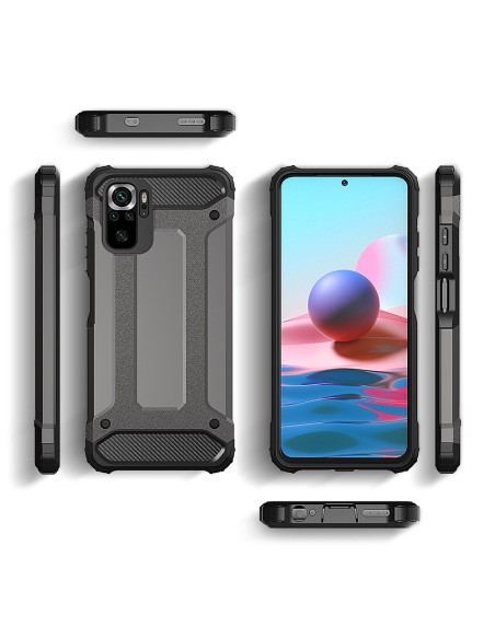 Hybrid Armor šarvuotas hibridinis dėklo dangtelis, skirtas Xiaomi Poco M4 Pro 5G juodas Hybrid Armor šarvuotas hibridinis dėklo dangtelis, skirtas Xiaomi Poco M4 Pro 5G juodas