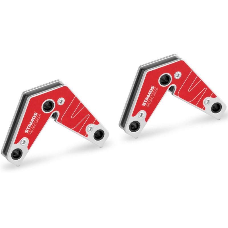 Kampinio strypo magnetinio suvirinimo laikiklio kampas 60/90 iki 17 kg 2 vnt.
