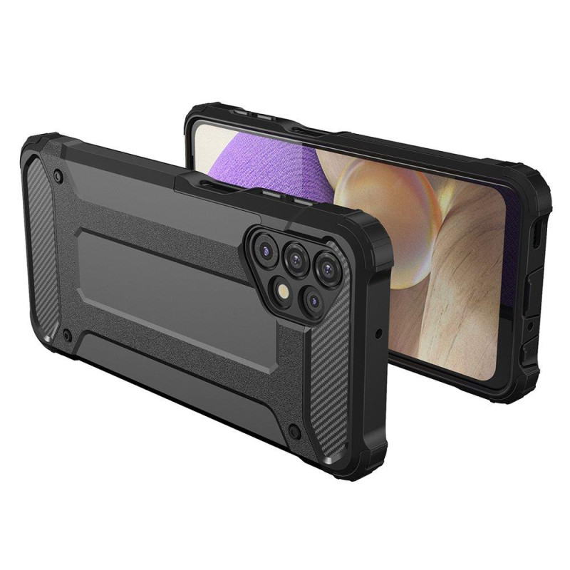 Hybrid Armor šarvuotas hibridinis dėklo dangtelis, skirtas Samsung Galaxy A53 5G juodas