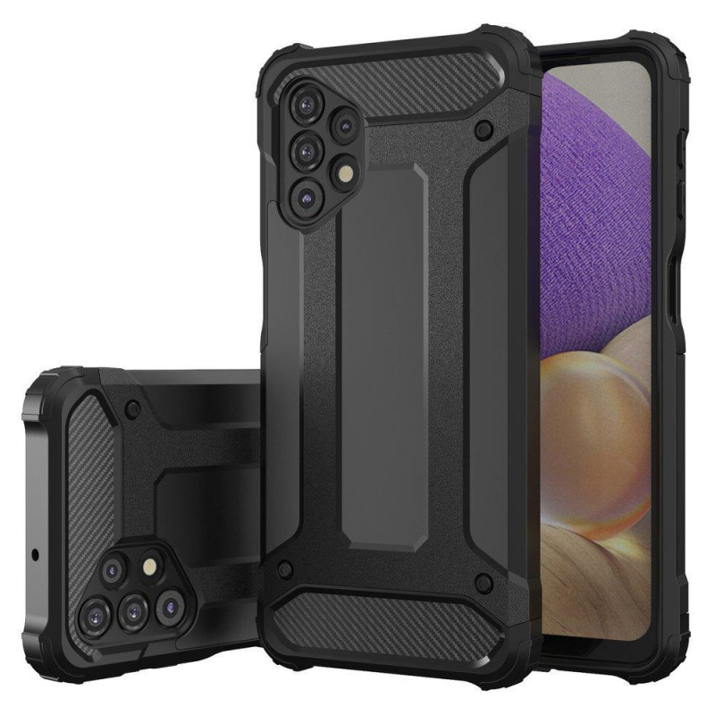 Hybrid Armor šarvuotas hibridinis dėklo dangtelis, skirtas Samsung Galaxy A73 mėlynas