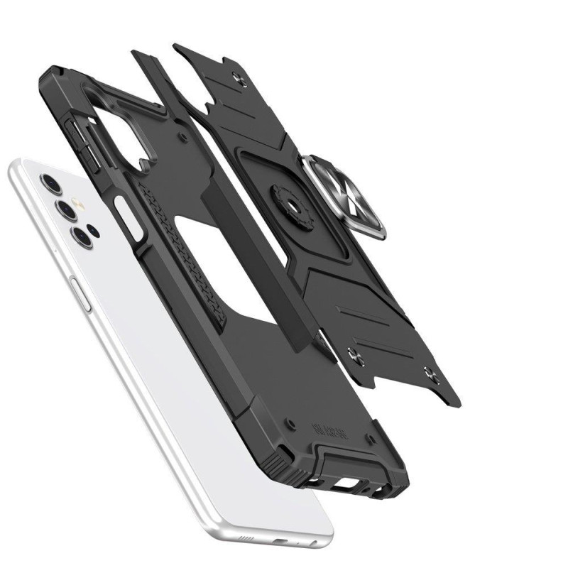 Wozinsky Ring Armor Armored Hybrid Case Cover + Magnetinis laikiklis, skirtas Samsung Galaxy A33 5G Black