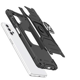 Wozinsky Ring Armor Armored Hybrid Case Cover + Magnetinis laikiklis, skirtas Samsung Galaxy A53 5G Black