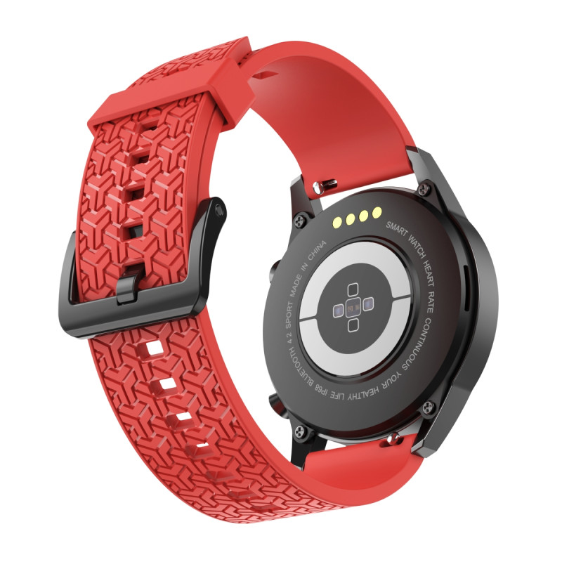 Laikrodžio Y dirželis, skirtas Samsung Galaxy Watch 46 mm apyrankei, raudona apyrankė Laikrodžio Y dirželis, skirtas Samsung Galaxy Watch 46 mm apyrankei, raudona apyrankė