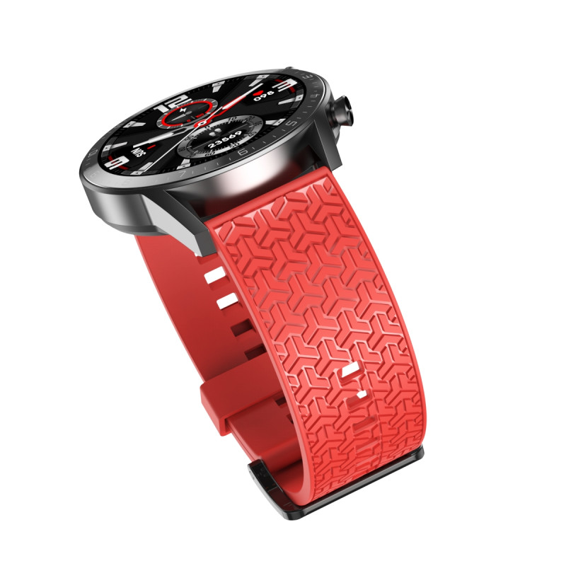 Laikrodžio Y dirželis, skirtas Samsung Galaxy Watch 46 mm apyrankei, raudona apyrankė