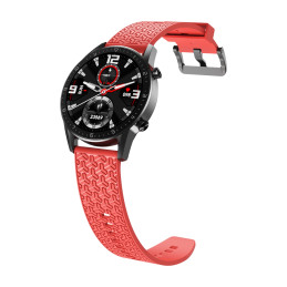 Laikrodžio Y dirželis, skirtas Samsung Galaxy Watch 46 mm apyrankei, raudona apyrankė