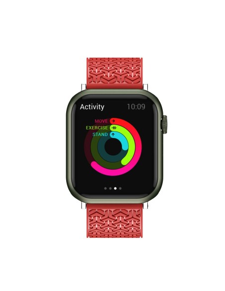 Laikrodžio Y dirželis, skirtas Apple Watch 7 / 6 / 5 / 4 / 3 / 2 / SE (41 / 40 / 38 mm) apyrankės apyrankė raudona