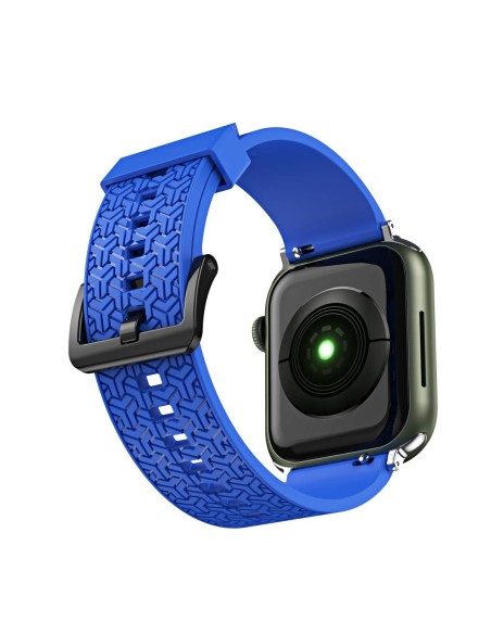 Laikrodžio Y dirželis, skirtas Apple Watch 7 / 6 / 5 / 4 / 3 / 2 / SE (41 / 40 / 38 mm) apyrankė, mėlyna