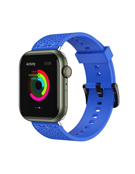 Laikrodžio Y dirželis, skirtas Apple Watch 7 / 6 / 5 / 4 / 3 / 2 / SE (41 / 40 / 38 mm) apyrankė, mėlyna
