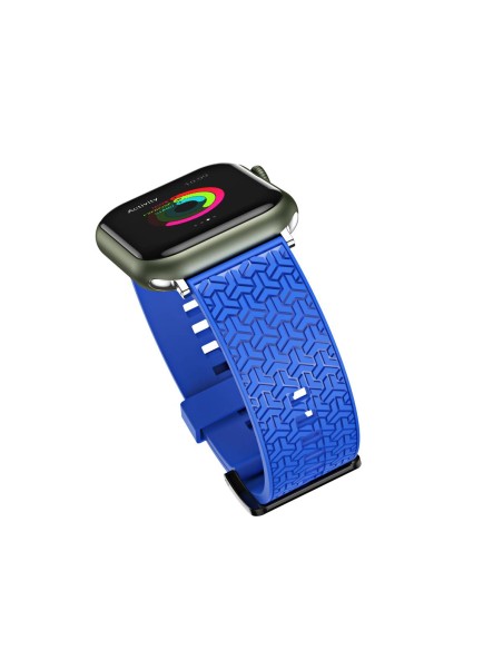 Laikrodžio Y dirželis, skirtas Apple Watch 7 / 6 / 5 / 4 / 3 / 2 / SE (41 / 40 / 38 mm) apyrankė, mėlyna