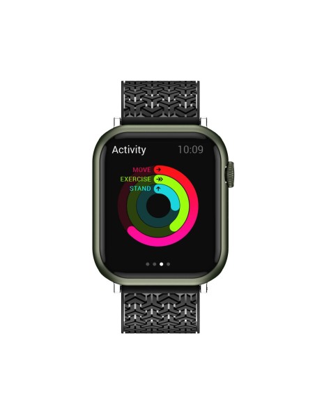 Laikrodžio Y dirželis, skirtas Apple Watch 7 / 6 / 5 / 4 / 3 / 2 / SE (41 / 40 / 38 mm) apyrankė, juoda apyrankė