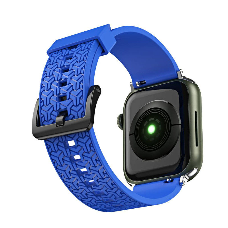 Laikrodžio Y dirželis, skirtas Apple Watch 7 / 6 / 5 / 4 / 3 / 2 / SE (45 / 44 / 42 mm) apyrankė, mėlyna