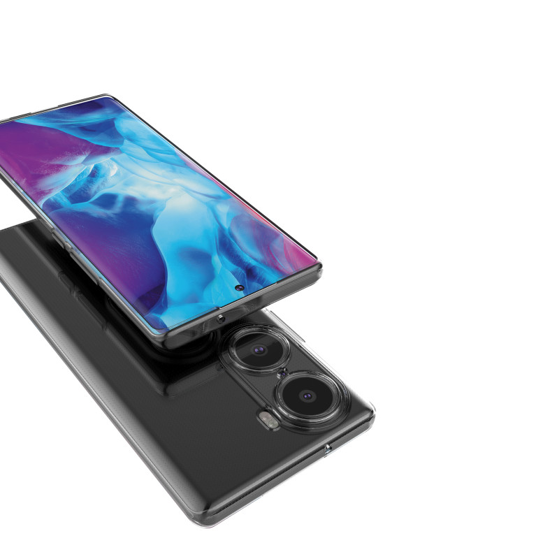 Ultra Clear 0,5 mm Honor 60 Pro gelio dėklo dangtelis skaidrus