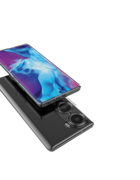 Ultra Clear 0,5 mm Honor 60 Pro gelio dėklo dangtelis skaidrus