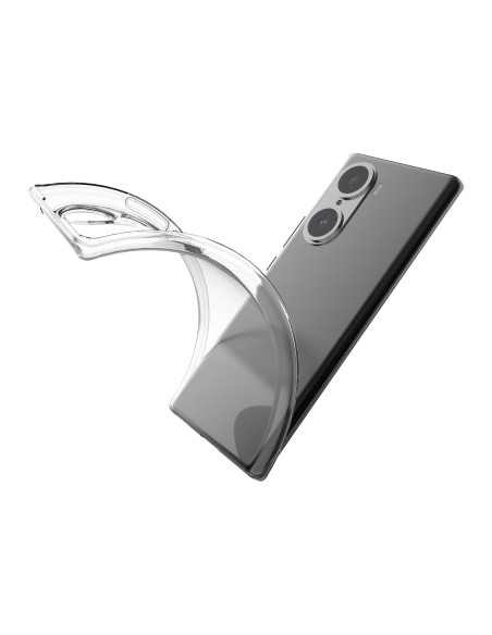 Ultra Clear 0,5 mm Honor 60 Pro gelio dėklo dangtelis skaidrus