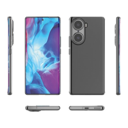 Ultra Clear 0,5 mm Honor 60 gelio dėklo dangtelis skaidrus Ultra Clear 0,5 mm Honor 60 gelio dėklo dangtelis skaidrus