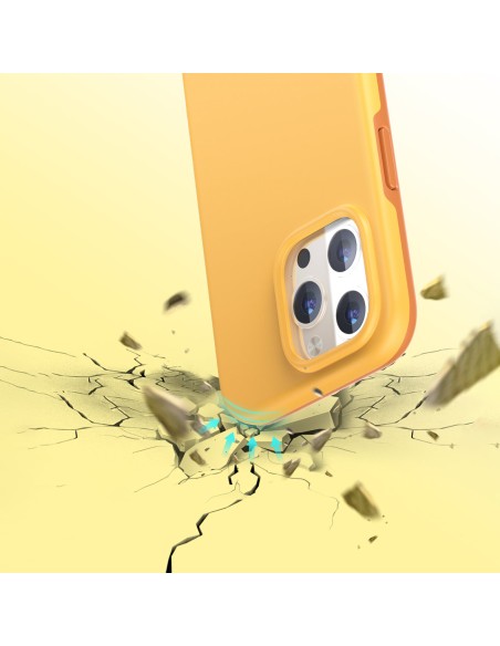 Dėklas iPhone 13 Pro MFM Oranžinis dėklas nuo kritimo