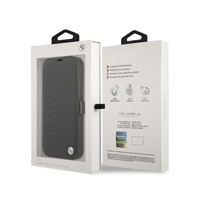BMW Signature dėklas iPhone 13 mini - juodas