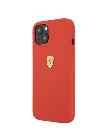 Ferrari silikoninis dėklas iPhone 13 mini - raudonas Ferrari silikoninis dėklas iPhone 13 mini - raudonas