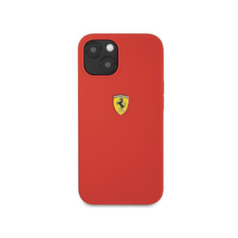 Ferrari silikoninis dėklas iPhone 13 mini - raudonas