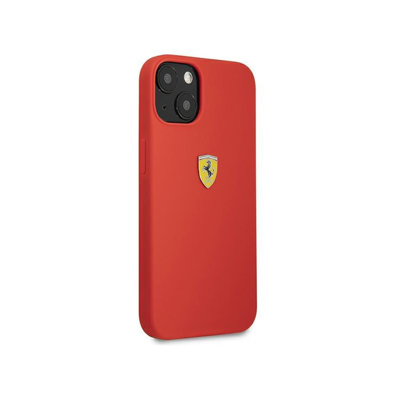 Ferrari silikoninis dėklas iPhone 13 mini - raudonas