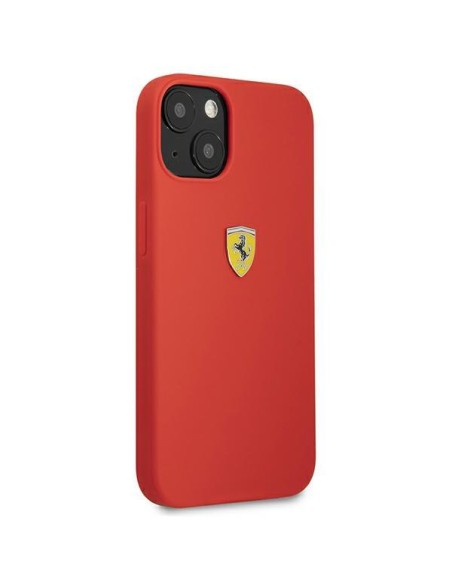 Ferrari silikoninis dėklas iPhone 13 mini - raudonas Ferrari silikoninis dėklas iPhone 13 mini - raudonas
