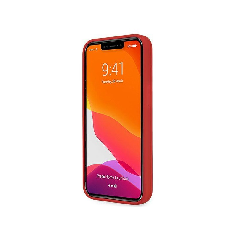 Ferrari silikoninis dėklas iPhone 13 mini - raudonas