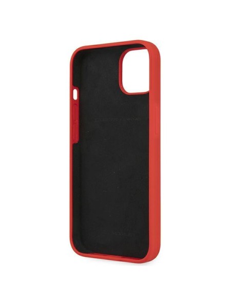 Ferrari silikoninis dėklas iPhone 13 mini - raudonas Ferrari silikoninis dėklas iPhone 13 mini - raudonas