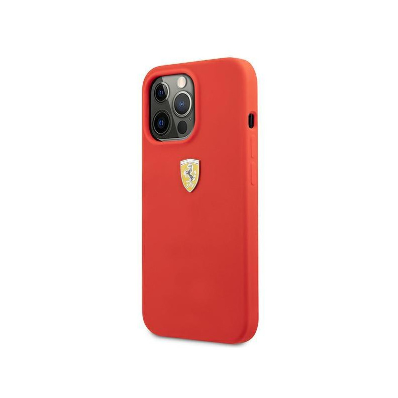 Ferrari silikoninis dėklas iPhone 13 Pro Max - raudonas