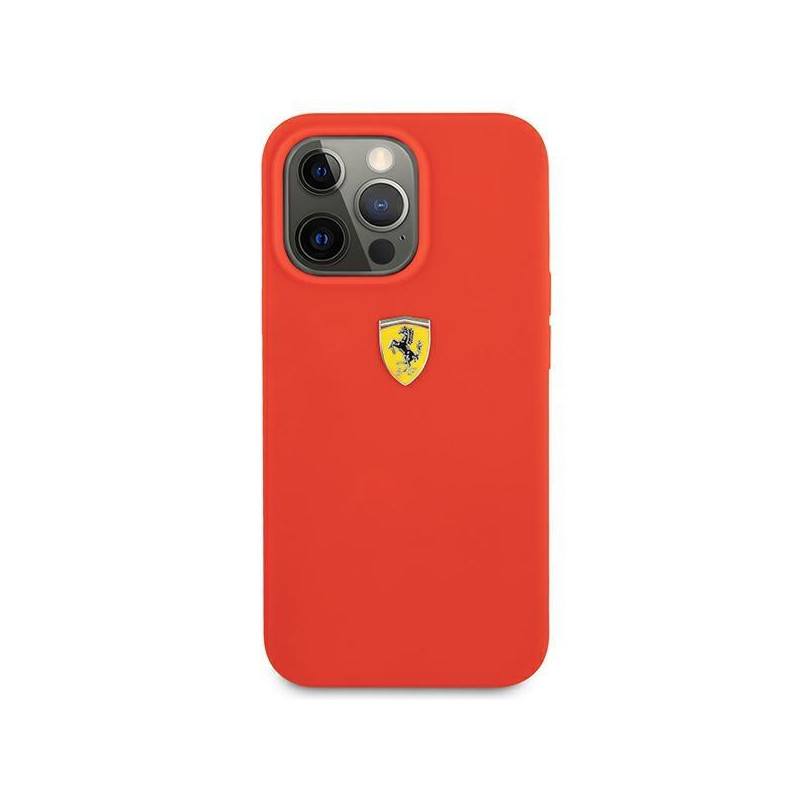 Ferrari silikoninis dėklas iPhone 13 Pro Max - raudonas