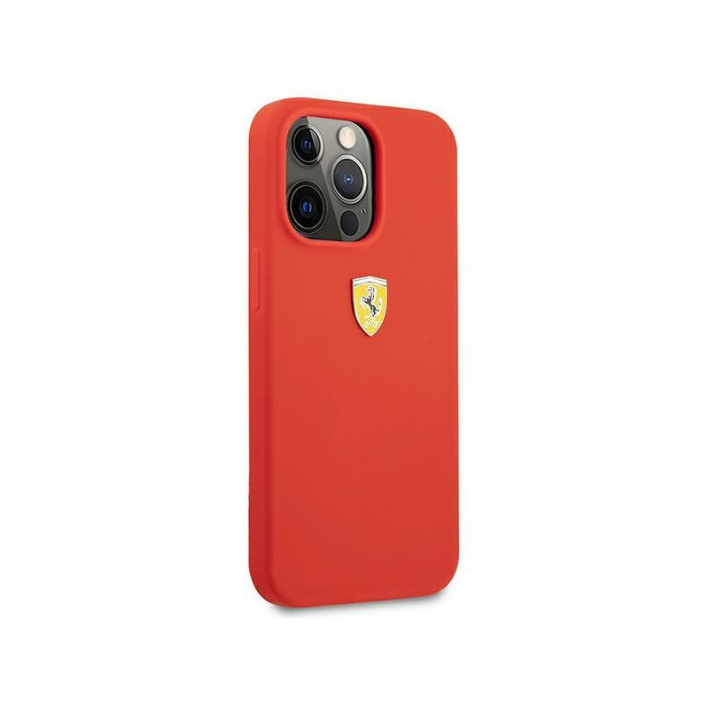 Ferrari silikoninis dėklas iPhone 13 Pro Max - raudonas