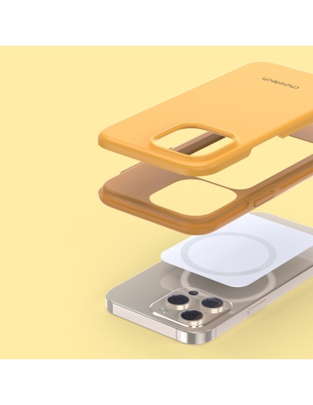 Dėklas iPhone 13 Pro MFM Oranžinis dėklas nuo kritimo