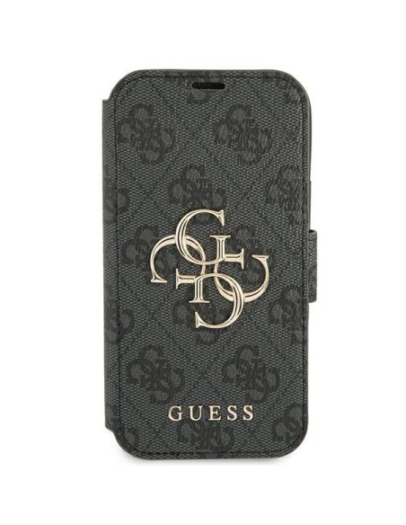 Guess 4G Big Metal Logo dėklas, skirtas iPhone 13 Pro / iPhone 13 - pilkas Guess 4G Big Metal Logo dėklas, skirtas iPhone 13 Pro / iPhone 13 - pilkas