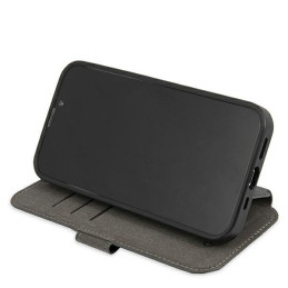 Guess 4G Big Metal Logo dėklas, skirtas iPhone 13 Pro / iPhone 13 - pilkas