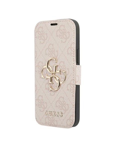 Guess 4G Big Metal Logo dėklas, skirtas iPhone 13 Pro / iPhone 13 - rožinis Guess 4G Big Metal Logo dėklas, skirtas iPhone 13 Pro / iPhone 13 - rožinis
