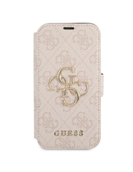 Guess 4G Big Metal Logo dėklas, skirtas iPhone 13 Pro / iPhone 13 - rožinis Guess 4G Big Metal Logo dėklas, skirtas iPhone 13 Pro / iPhone 13 - rožinis