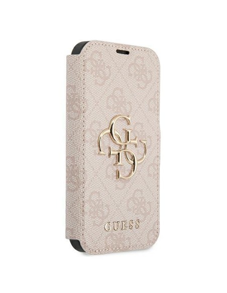 Guess 4G Big Metal Logo dėklas, skirtas iPhone 13 Pro / iPhone 13 - rožinis Guess 4G Big Metal Logo dėklas, skirtas iPhone 13 Pro / iPhone 13 - rožinis