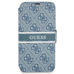 Guess 4G Stripe dėklas iPhone 13 mini - mėlynas