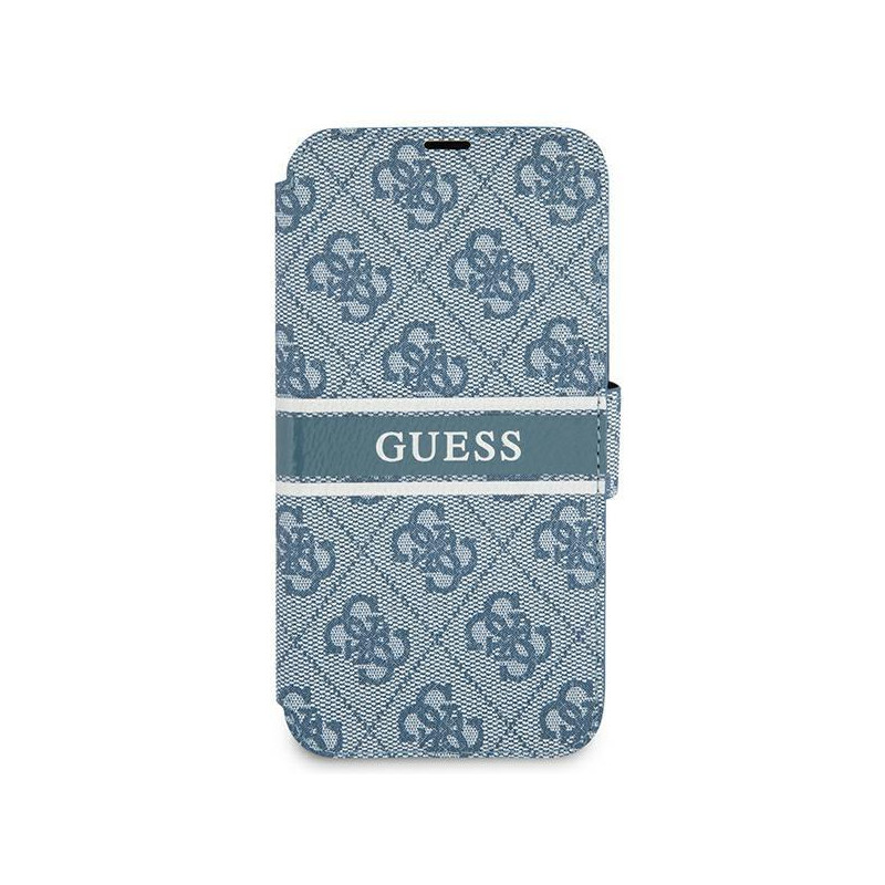 Guess 4G Stripe dėklas iPhone 13 mini - mėlynas