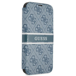 Guess 4G Stripe dėklas iPhone 13 mini - mėlynas