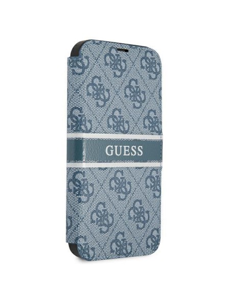 Guess 4G Stripe dėklas iPhone 13 mini - mėlynas Guess 4G Stripe dėklas iPhone 13 mini - mėlynas