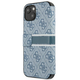 Guess 4G Stripe dėklas iPhone 13 mini - mėlynas