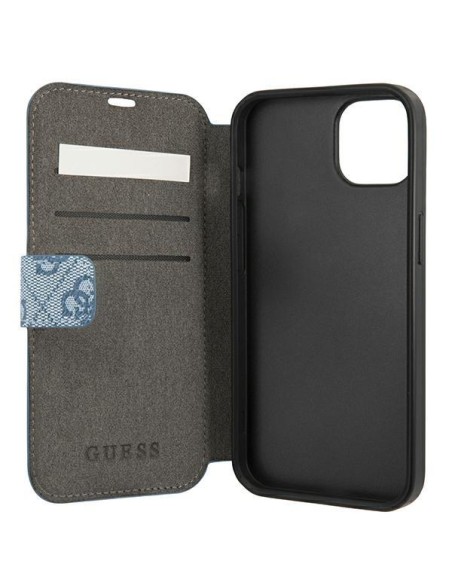 Guess 4G Stripe dėklas iPhone 13 mini - mėlynas Guess 4G Stripe dėklas iPhone 13 mini - mėlynas