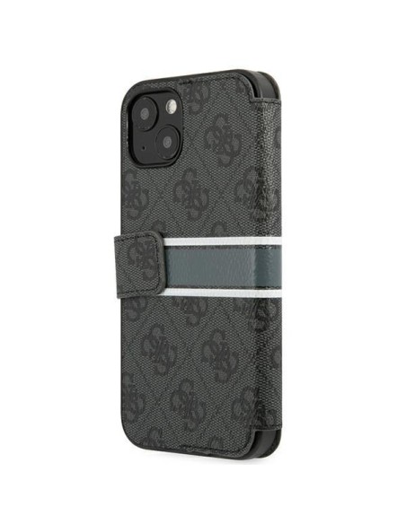 Guess 4G Stripe dėklas iPhone 13 mini - pilkas Guess 4G Stripe dėklas iPhone 13 mini - pilkas