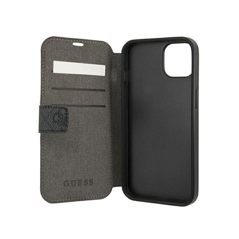 Guess 4G Stripe dėklas iPhone 13 mini - pilkas