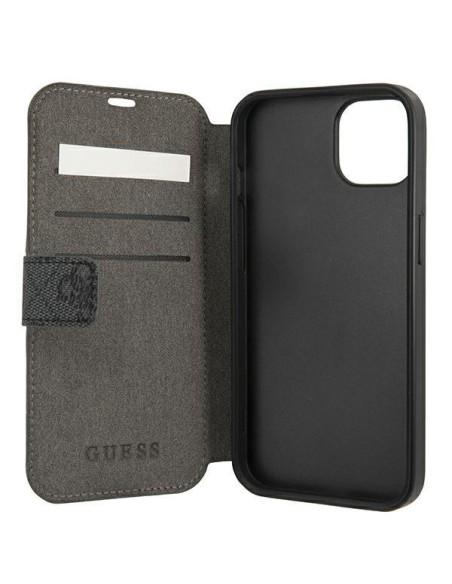 Guess 4G Stripe dėklas iPhone 13 mini - pilkas Guess 4G Stripe dėklas iPhone 13 mini - pilkas